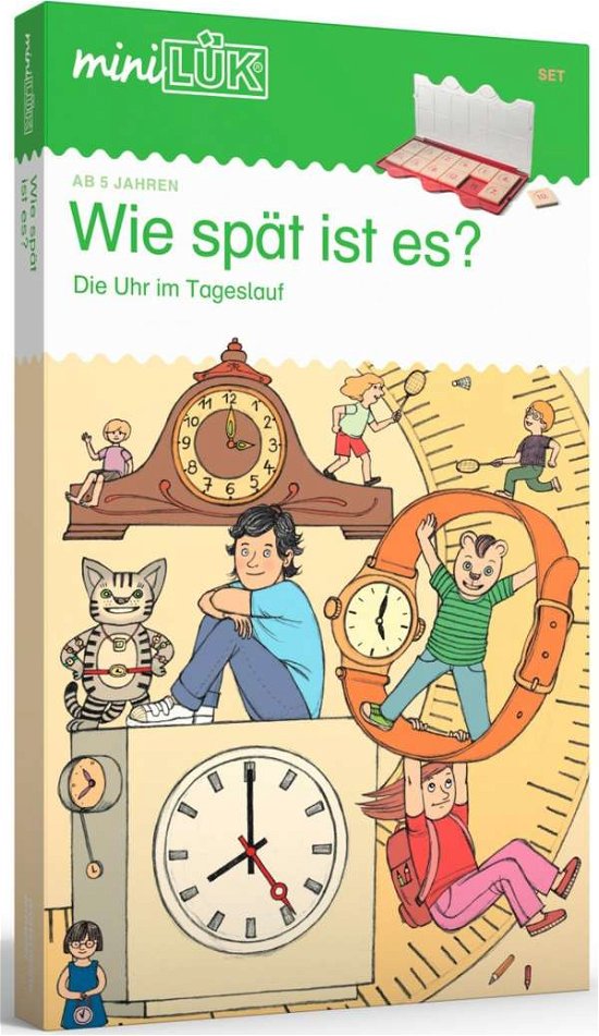 Cover for MinilÃƒÅ“k · Minilük-set. Wie Spät Ist Es?: Die Uhr (Book)