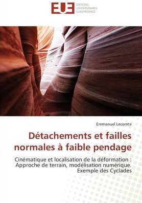 Cover for Lecomte · Détachements et failles normale (Buch)