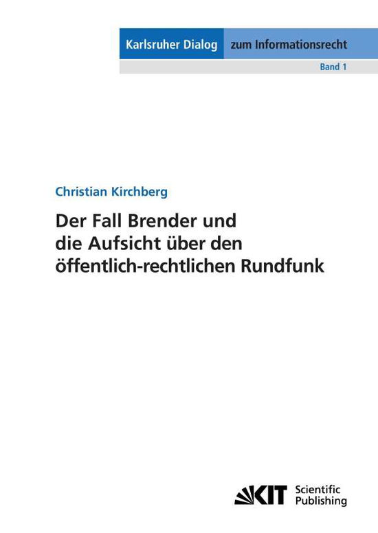 Cover for Kirchberg · Der Fall Brender und die Aufs (Book) (2014)