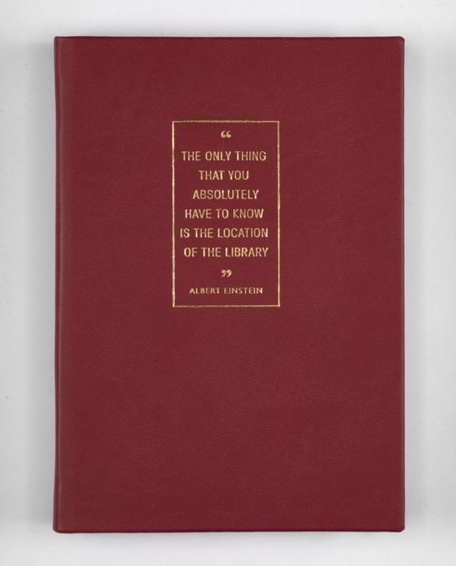 Cover for British Library Gift · A6 Nb Red the Only Think That You Absolu - Inspriational Quotes (Hardcover Book) (2018)