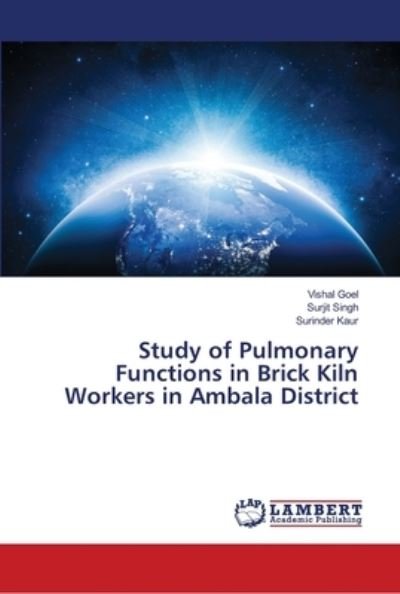 Cover for Goel · Study of Pulmonary Functions in Br (Book) (2018)