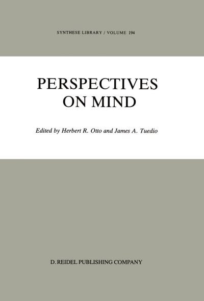 Cover for H R Otto · Perspectives on Mind - Synthese Library (Innbunden bok) [1988 edition] (1987)