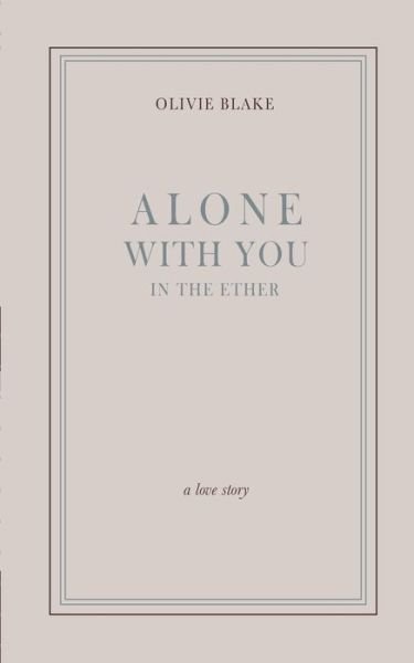 Cover for Olivie Blake · Alone With You in the Ether (Paperback Book) (2020)