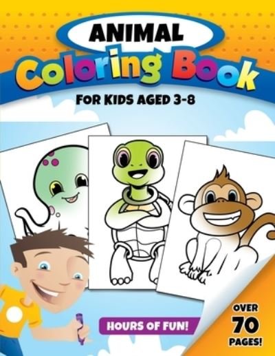 Cover for Panda Publishing · Animal Coloring Book for Kids Aged 3-8 (Pocketbok) (2020)