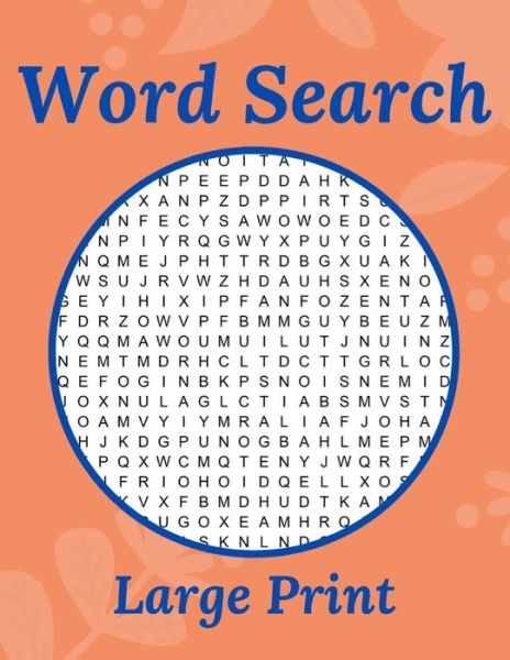 Cover for Getelan Journals · Word Search Large Print (Paperback Book) (2020)