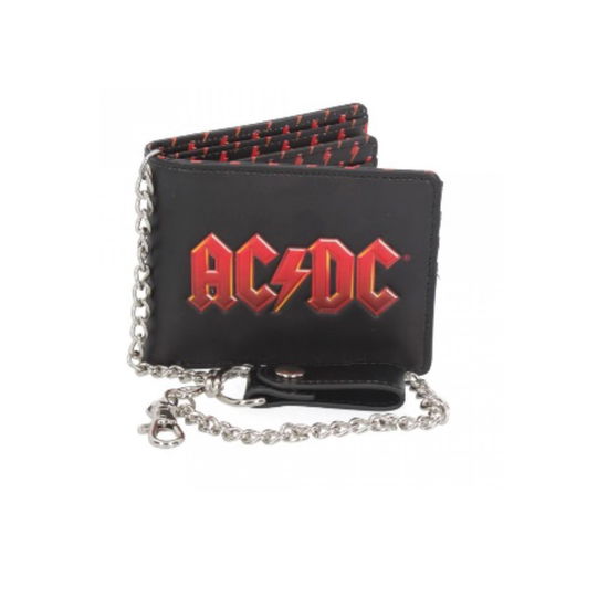 Cover for AC/DC · AC/DC Logo (Embossed Wallet With Chain) (Geldbörse) [Black edition] (2019)