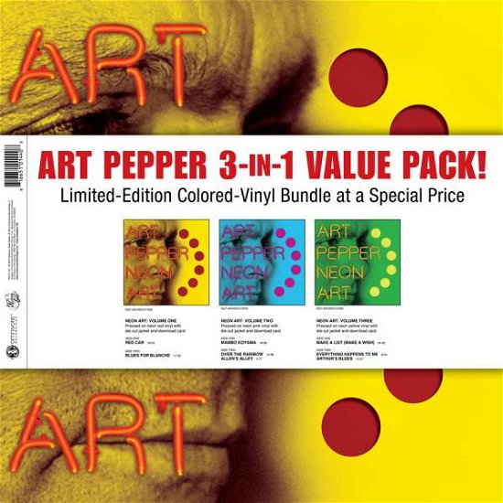 Cover for Art Pepper · Neon Art: 3-in-1 Value Pack (LP) [Coloured edition] (2015)