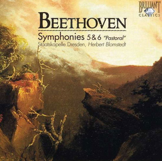 Cover for Beethoven / Staatskapelle Dresden / Blomstedt · Symphony 5 &amp; 6 (CD) (2009)