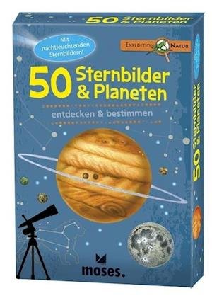 Expedition Natur. 50 Sternbilder & Planeten - Carola von Kessel - Brettspill - moses. Verlag GmbH - 4033477097408 - 1. mars 2016