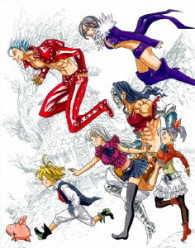 Cover for Suzuki Nakaba · The Seven Deadly Sins -signs of Holy War- Jou &lt;limited&gt; (MBD) [Japan Import edition] (2017)