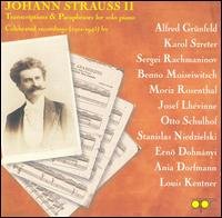 Transcriptions & Paraphrases for Solo Piano - Strauss,johann / Grunfeld / Szreter / Rachmaninoff - Musiikki - Apr UK - 5024709155408 - tiistai 23. marraskuuta 1999
