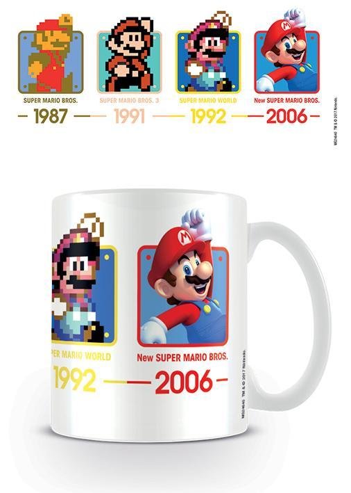 Nintendo - Super Mario Release Dates Mug - Nintendo - Produtos - Pyramid Posters - 5050574246408 - 7 de fevereiro de 2019