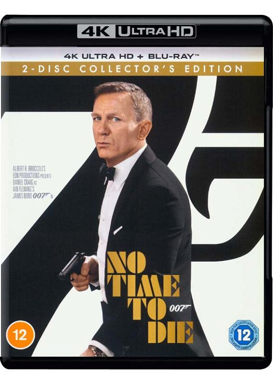 Cover for No Time to Die (4k Blu-ray) · No Time To Die (4K UHD Blu-ray) (2021)