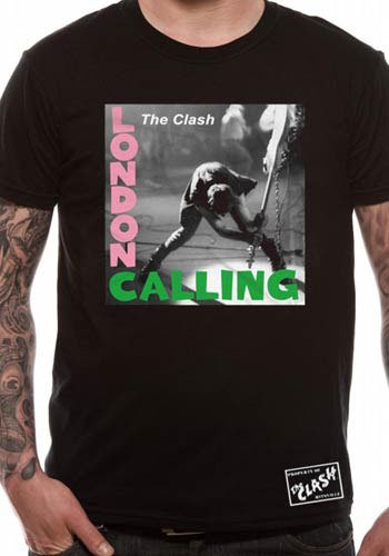 Cover for The Clash · London Calling (Black) (Unisex) (MERCH) [size S]