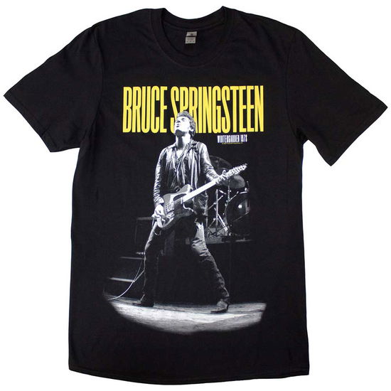 Cover for Bruce Springsteen · Bruce Springsteen Unisex T-Shirt: Winterland Ballroom Guitar (Black) (T-shirt) [size M] [Black - Unisex edition] (2020)