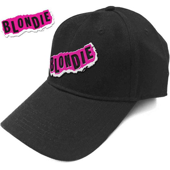 Cover for Blondie · Blondie Unisex Baseball Cap: Punk Logo (TØJ) [Black - Unisex edition]
