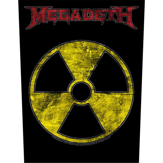 Megadeth Back Patch: Radioactive - Megadeth - Produtos -  - 5056365727408 - 