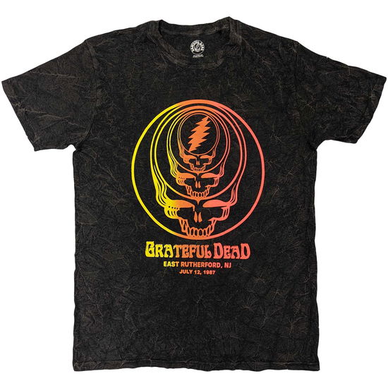 Grateful Dead Unisex T-Shirt: Concentric Skulls (Wash Collection) - Grateful Dead - Mercancía -  - 5056561073408 - 