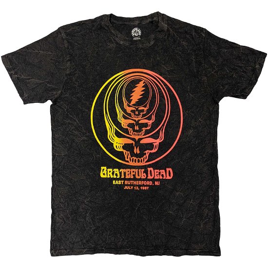 Cover for Grateful Dead · Grateful Dead Unisex T-Shirt: Concentric Skulls (Wash Collection) (T-shirt) [size S]