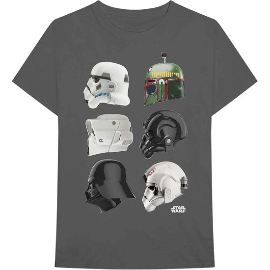 Cover for Star Wars · Star Wars Unisex T-Shirt: Helmet Profiles (T-shirt) [size S]