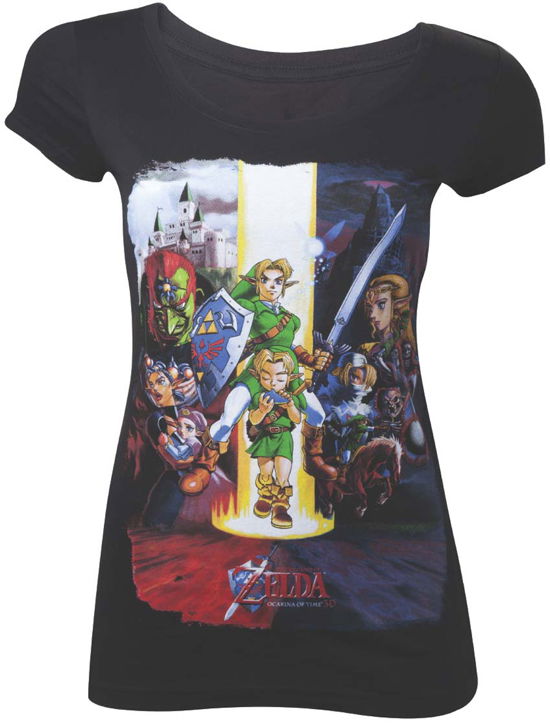 Zelda Ocarina Of Time Black (T-Shirt Unisex Tg. S) - Nintendo: Legend Of Zelda (The) - Merchandise -  - 8718526054408 - 