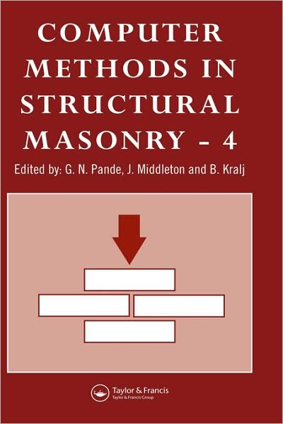 Cover for G Pande · Computer Methods in Structural Masonry - 4: Fourth International Symposium (Hardcover Book) (1998)