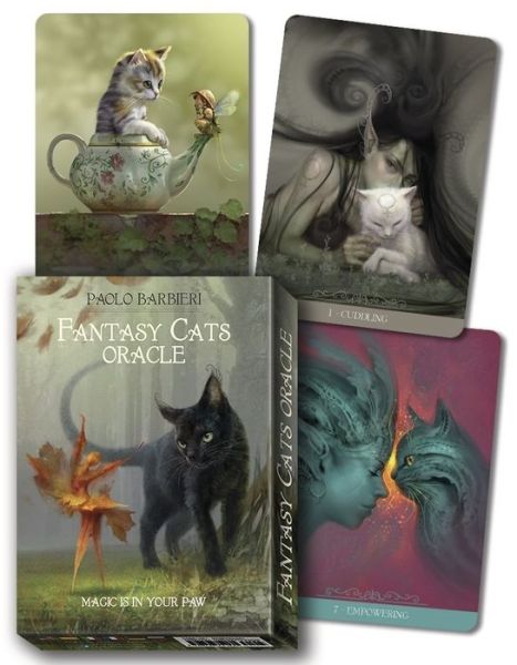 Barbieri Fantasy Cats Oracle - Paolo Barbieri - Books - Llewellyn Publications - 9780738763408 - November 8, 2019