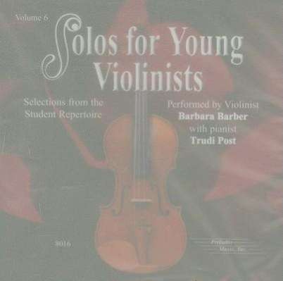 Cover for Suzuki solos for young violinist cd 6 (Buch) (1996)