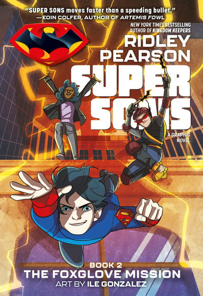 Cover for Ridley Pearson · Super Sons: The Foxglove Mission (Paperback Book) (2019)