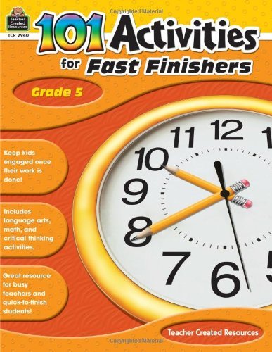 Cover for Teacher Created Resources Staff · 101 Activities for Fast Finishers Grd 5 (Paperback Bog) [Workbook edition] (2011)