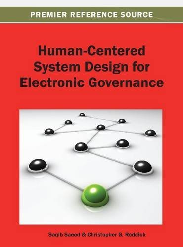 Cover for Saqib Saeed · Human-centered System Design for Electronic Governance (Hardcover Book) (2013)