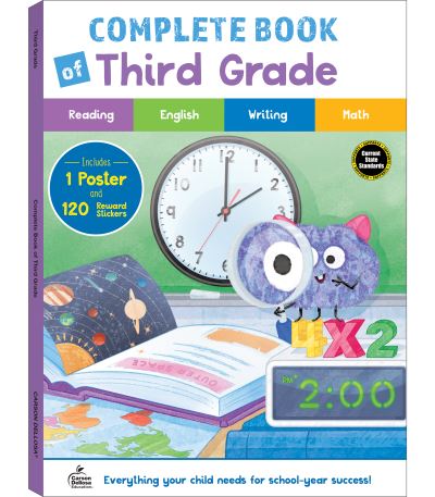 Complete Book of Third Grade - Carson Dellosa Education - Książki - Thinking Kids - 9781483862408 - 15 kwietnia 2021