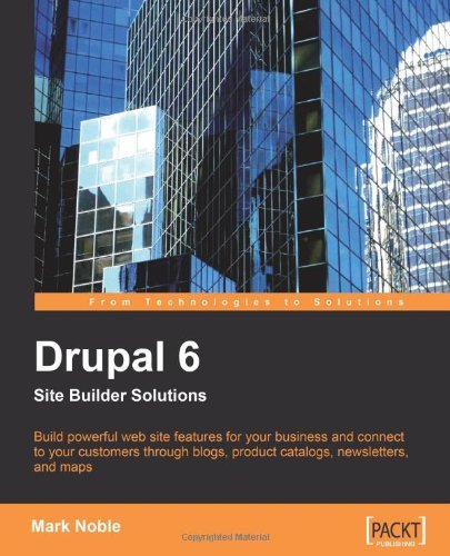 Cover for Mark Noble · Drupal 6 Site Builder Solutions (Taschenbuch) (2008)