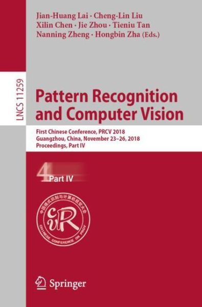 Cover for Pattern Recognition and Computer Vision (Book) [1st ed. 2018 edition] (2018)