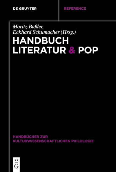 Cover for Moritz Baßler · Handbuch Literatur and Pop (Buch) (2022)