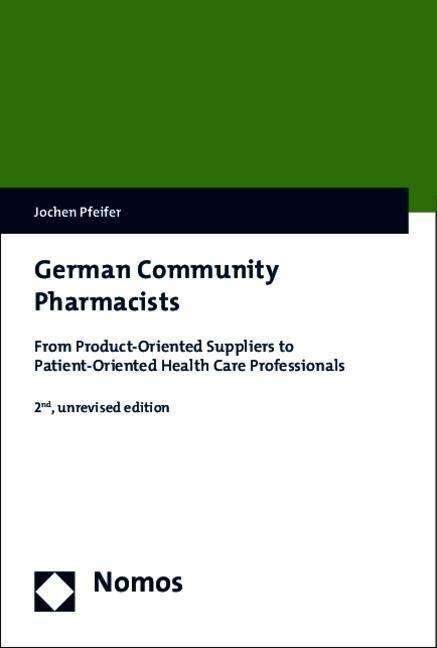 Cover for Pfeifer · German Community Pharmacists (Book)