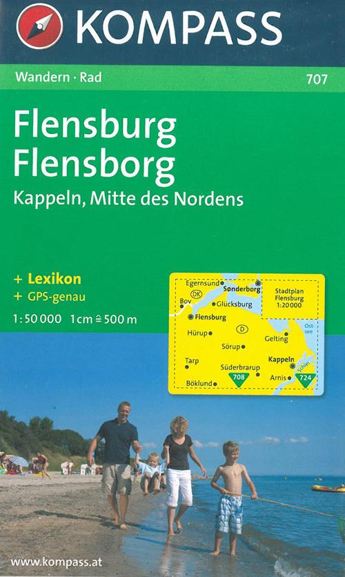 Kompass Wanderkarte: Flensburg Flensborg: Kappeln, Mitte des Nordens - Mair-Dumont / Kompass - Books - Skompa - 9783870512408 - August 15, 2010