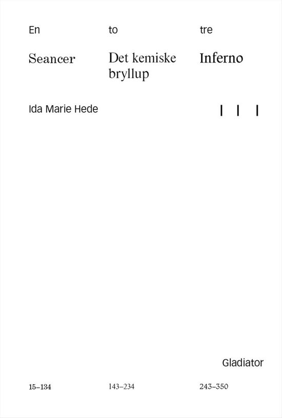 Cover for Ida Marie Hede · En to tre (Sewn Spine Book) [1th edição] (2016)