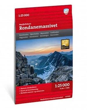 Cover for Calazo · Rondanemassivet - Høyfjellskart - High alpine map (Landkart) (2022)