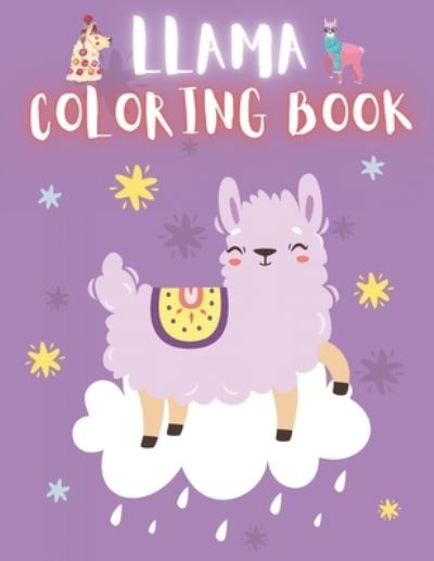 Cover for To The Point · Llama Coloring Book (Paperback Bog) (2020)