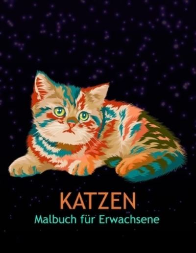 Cover for Maxrin Ovimannu · Katzen Malbuch fur Erwachsene (Paperback Book) (2021)