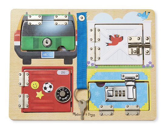 Lock & Latch Board (19540) - âmelissa & Doug - Merchandise - Melissa and Doug - 0000772195409 - 29. mai 2019