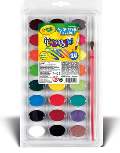 Cover for Crayola · Washable Watercolors ( 24 Colors ) (MERCH)