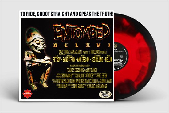 Cover for Entombed · To Ride, Shoot Straight and Speak the Truth (Ink-spot Red / Black Vinyl) (RSD 2023) (LP) (2023)