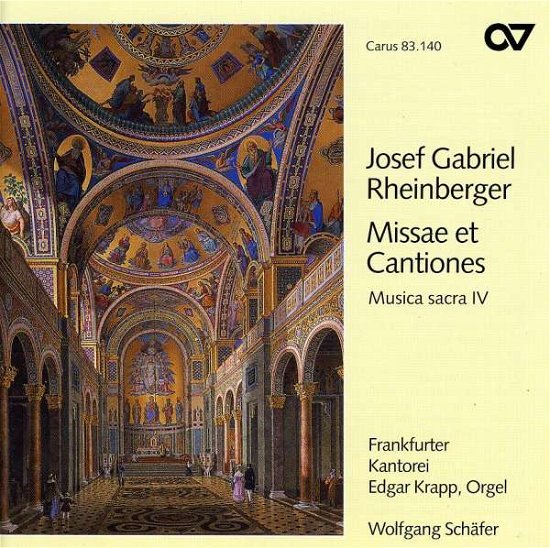 Cover for Rheinberger / Mertens / Krapp / Schafer · Sacred Music 4: Missae et Cantiones (CD) (2002)