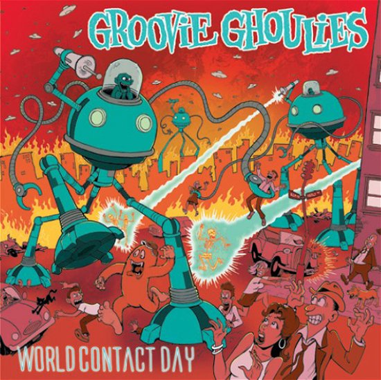 Cover for Groovie Ghoulies · World Contact Day (Coloured Vinyl) (LP) [Coloured edition] (2023)