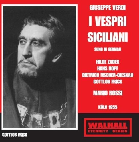 Cover for Verdi · I Vespri Siciliani -1955- (CD) (2009)