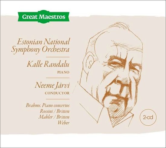 Cover for Brahms / Randalu / Jarvi · Great Maestros (CD) (2017)