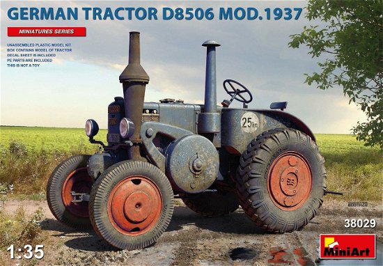 Cover for Miniart · 1/35 German Tractor D8506 Mod. 1937 (Toys)