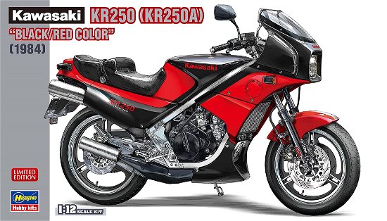1/12 Kawasaki Kr250 (Kr250A) Black / Red 1984 201740 (2/22) - Hasegawa - Merchandise - Hasegawa - 4967834217409 - 
